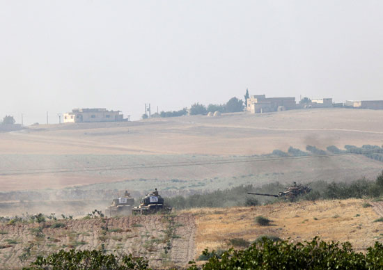 توغل دبابات الجيش التركى فى سوريا 